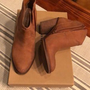 Lucky Brand Eller Ankle Boot Bootie Brown Size 7.5
